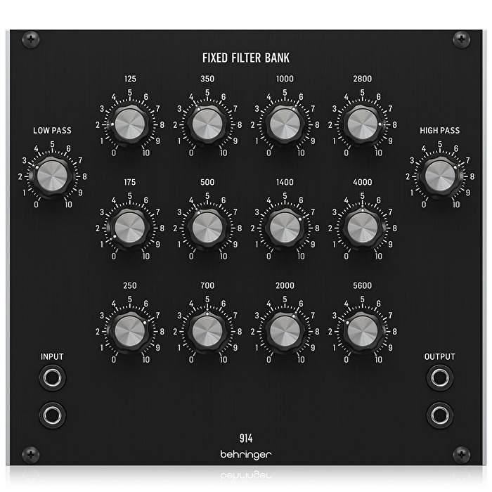 BEHRINGER Eurorack için Efsanevi Analog Sabit Filtre Bankası Modülü